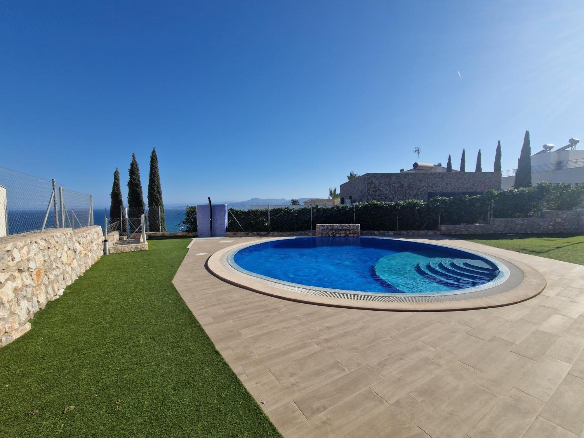 Casa Buena Vista Con Piscina Y Ascensor Vila Cullera Exterior foto